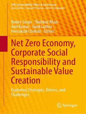 cover image of Net Zero Economy, Corporate Social Responsibility and Sustainable Value Creation